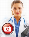 lekarz pediatra - symbol usług medycznych - dział zdrowie 